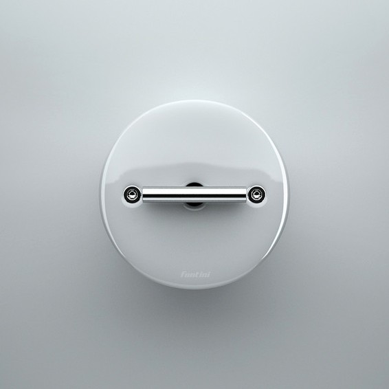 Выключатель перекрестный Fontini DO, белый, 33304172