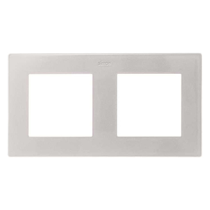 Рамка 2 поста Simon SIMON 24 HARMONIE, алюминий, 2400620-033