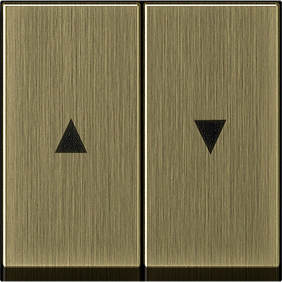 Клавиша для жалюзийного выключателя Gira SYSTEM 55, бронзовый, 0294603