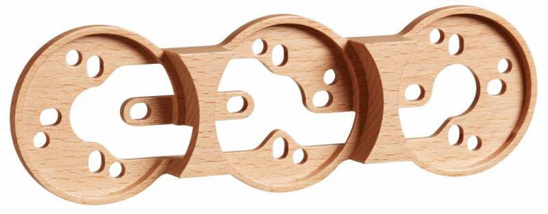 Рамка 3 поста Fontini DO, бук, 33813812