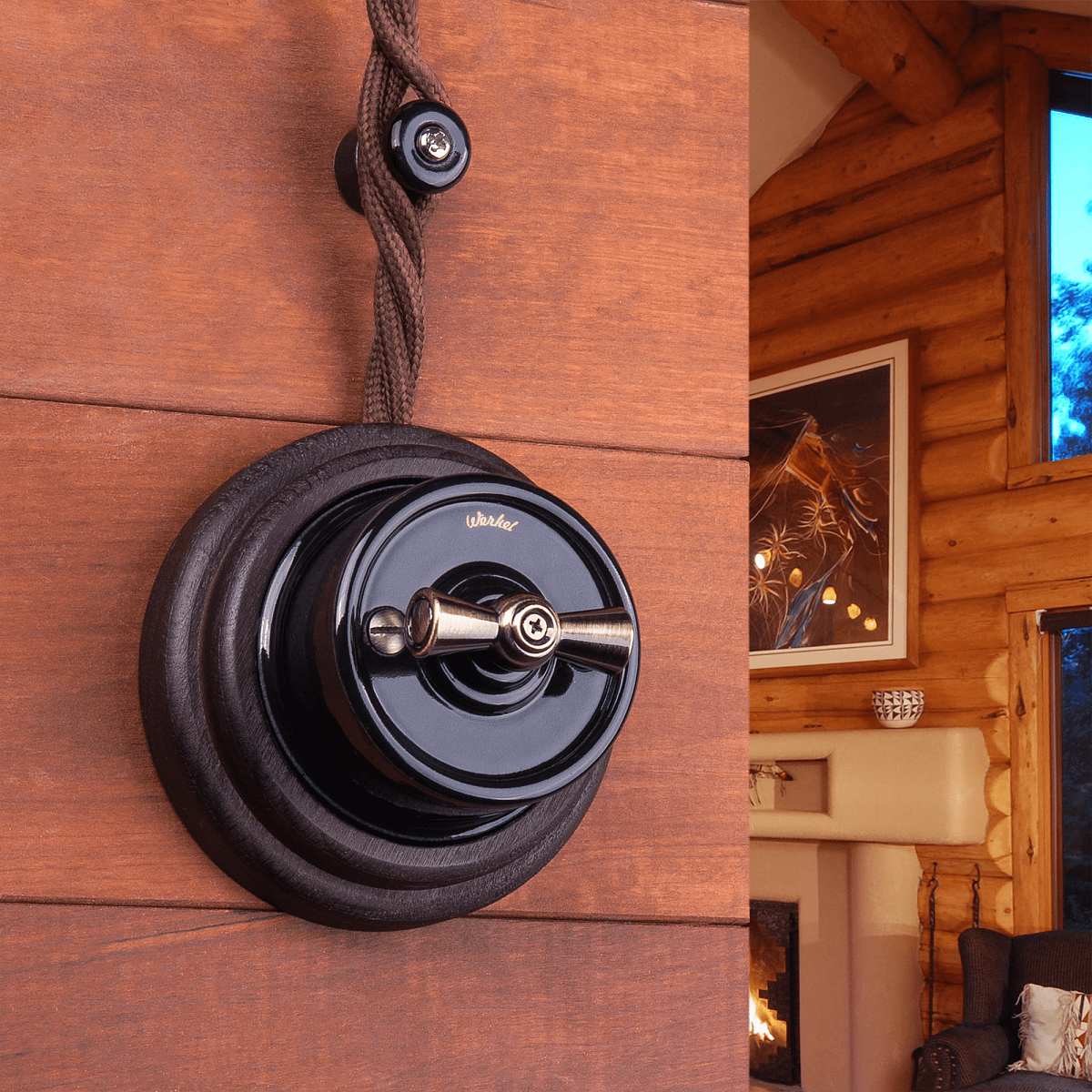 Ретро кабель витой 2х2,5 коричневый 20 м (под заказ) W6452314