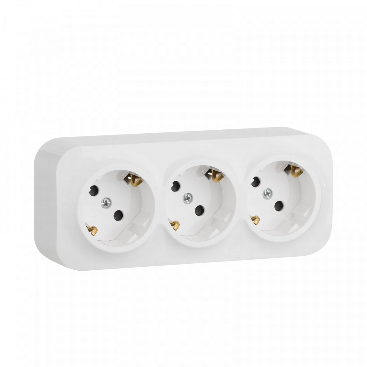 Розетка 3X2К+З шт БЕЛ